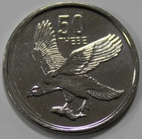 50 тхебе 2013г. г. Ботсвана. Орел, состояние UNC - Мир монет