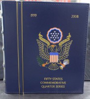  Альбом Vista для коллекции 25-центовых монет 1999-2008 г.г " Штаты США". На оба двора.  Германия. - Мир монет