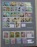 Почтовые  марки Кубы, цветы и личности . - Мир монет