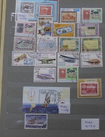 Почтовые  марки  и почтовые   блоки Кубы, история почты, самолеты, корабли. - Мир монет