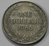 1 доллар 1966г. Либерия, состояние XF - Мир монет
