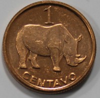 1 сентаво 2006г.  Мозамбик. Носорог, состояние UNC - Мир монет