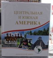   Альбом Оптима "Монеты Центральной и Южной Америки" . Без листов, большой объем, отличное качество. СОМС. - Мир монет