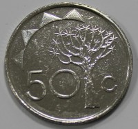 50 центов 2012г. Намибия, состояние UNC - Мир монет