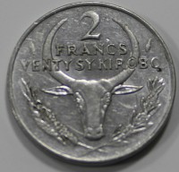 2 ариари 1977г. Малагаси, Пуансеттия (Рождественская звезда), состояние aUNC - Мир монет