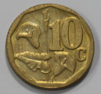 10 центов 2008г. ЮАР, Каллы, состояние aUNC - Мир монет
