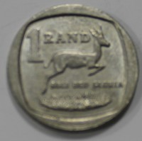 1  рэнд 1992г. ЮАР. Газель, состояние XF - Мир монет