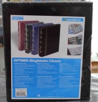 Альбом" Оптима Классик" в футляре,  без листов.   4 цвета. Leuchtturm.  Германия. - Мир монет
