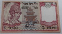 Банкнота  5 рупий 2002г. Непал, Яки,  состояние UNC. - Мир монет