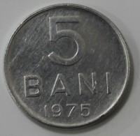 5 бани 1975г. Социалистическая Румыния,состояние VF - Мир монет