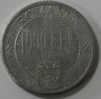 1000 лей 2000г.   Румыния,состояние VF - Мир монет