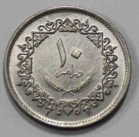 10 пиастров 1975г .Сирия , состояние UNC - Мир монет