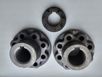 Муфта в сборе (большая 42мм,. большая и малая 38мм)для соединения насосной части  1В 20/10  с элдвигателем. - Мир монет