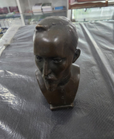 Бюст Ф.Э. Дзержинского- "Железного Феликса", бронза, СССР. - Мир монет