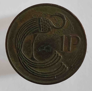 1 пенни 1988г. Ирландия, состояние XF - Мир монет