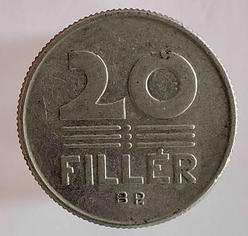 20 филлеров 1968г. Венгрия, состояние VF - Мир монет