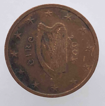 2 евроцента  2003г. Ирландия, из обращения - Мир монет