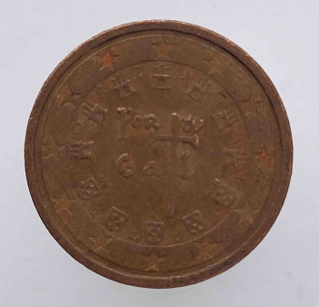 2 евроцента  2002г. Португалия, из обращения. - Мир монет