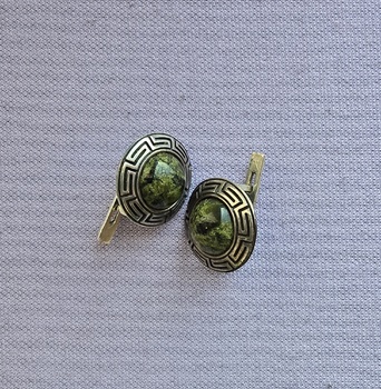 Серебряные серьги , СССР, 925 проба, вес 10,67 гр - Мир монет