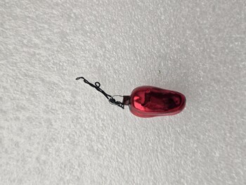 Елочная игрушка для мини-елки СССР, стекло. Перец болгарский . - Мир монет