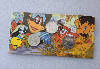 Подарок  из 3 мультиков : Аленький цветочек  , Фиксики, Веселая карусель , в капсульном планшете. - Мир монет