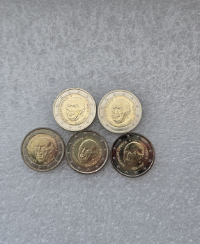 Германия 2 евро 2026 г Конрад Аденауэр 5 монетных дворов - Мир монет