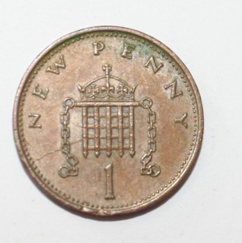 1 пенни 1981г. Великобритания, состояние VF - Мир монет
