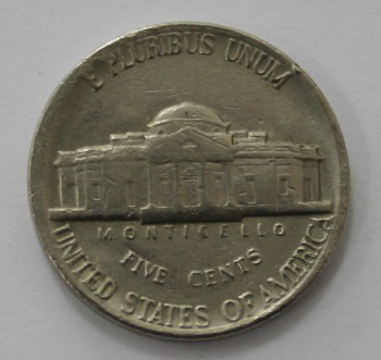 5 центов 1982г.  Р, США, состояние XF - Мир монет