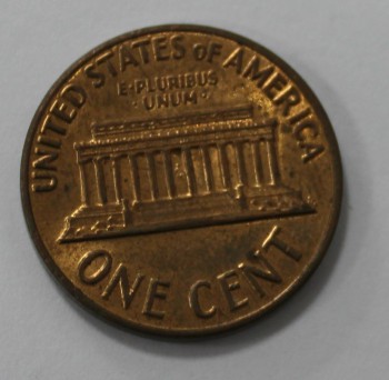 1 цент 1969г.  США. б/б , состояние VF-XF. - Мир монет