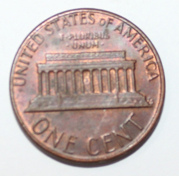 1 цент 1983г. США. б/б, состояние VF-XF. - Мир монет