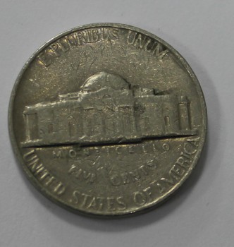 5 центов 1973г. без букв. США, никель, состояние VF - Мир монет