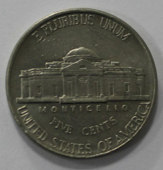 5 центов 1999г. P. США, никель, состояние XF - Мир монет