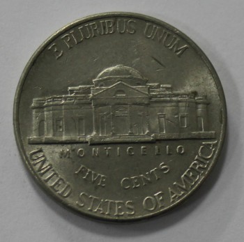 5 центов 2003г. P. США, никель, состояние XF - Мир монет