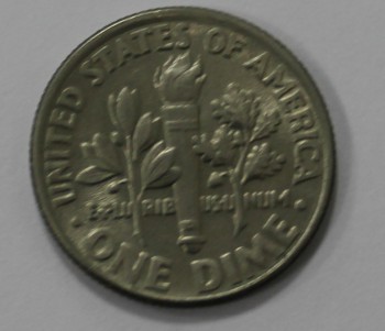 10 центов 1996г. D. США, состояние XF - Мир монет