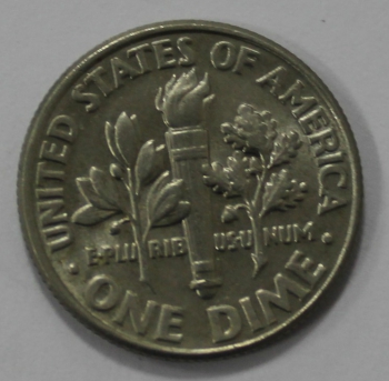 10 центов  1997г. D. США,  состояние XF - Мир монет