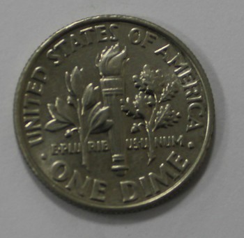 10 центов  2014г. D.  США, состояние UNC - Мир монет