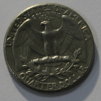 25 центов 1974г. D, США,  состояние VF. - Мир монет