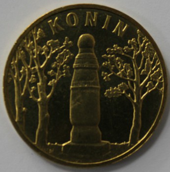  2 злотых 2008 г. Польша. Конин , состояние UNC. - Мир монет