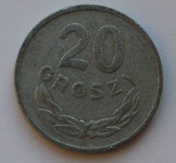 20 грошей 1961г. Польша,алюминий,состояние VF - Мир монет