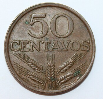 50 сентаво 1979г. Португалия, состояние ХF - Мир монет