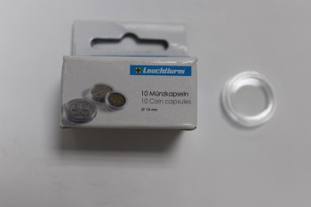  Капсулы для монет диаметром  16 мм.  Lеuchtturm. Германия. - Мир монет