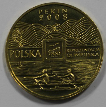  2 злотых 2008 г,  Польша. XXIX  Олимпийские игры в Пекине,   состояние  UNC. - Мир монет