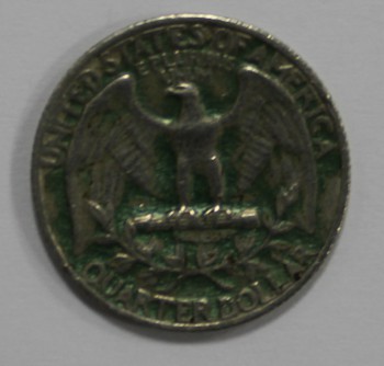 25 центов 1971г. без букв,США,  состояние VF - Мир монет