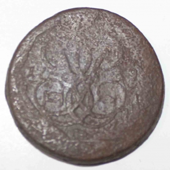  Копейка 1759г. Елизавета I , медь, состояние F. - Мир монет