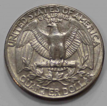 25 центов 1988г. D США, состояние XF - Мир монет