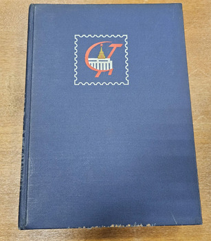 Альбом для марок отечественный б\у, картонный переплет, 8 листов ,16 страниц , формат А4 - Мир монет