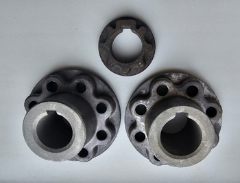 Муфта в сборе (большая 42мм,. большая и малая 38мм)для соединения насосной части  1В 20/10  с элдвигателем. - Мир монет